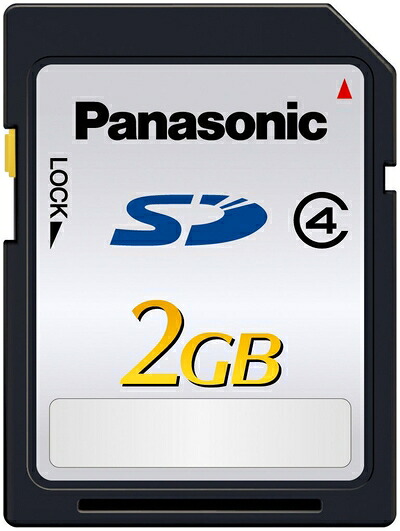 【中古】（新古品・未使用品） パナソニック 2GB SDメモリーカード CLASS4 RP-SDL02GJ1K｜Haute Produit