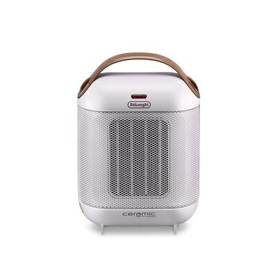 【中古】（新古品・未使用品） De'Longhi (デロンギ) ファンヒーター カプスーラ HFX30C11-IW セラミックヒーター 足もと・手さき イタリアンデザイン コンパクト 薄型 ハイパワー 送風機能 取り外し可能フィルター [ホワイト] デロンギファミリー登録で5年｜Haute Produit