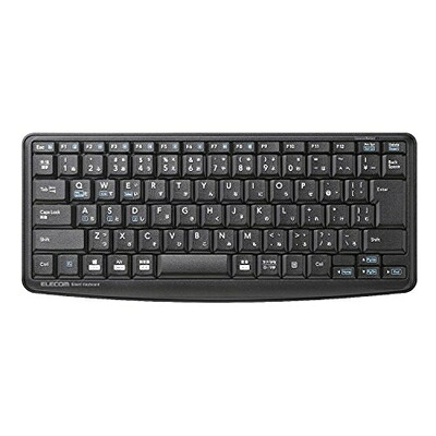 【中古】（新古品・未使用品） エレコム キーボード Bluetooth メンブレン ミニキーボード 【本格静音設計】 ブラック TK-FBM093SBK｜Haute Produit