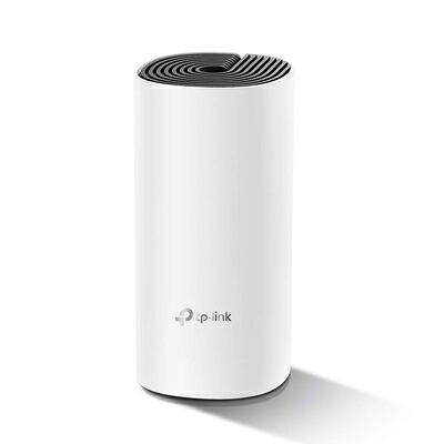【中古】（新古品・未使用品） TP-Link WiFi 無線LAN メッシュWiFiシステム デュアルバンド AC1200 中継器 3年 1ユニット Deco M4 ホワイト