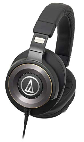 【中古】(新古品・未使用品) オーディオテクニカ ATH-WS1100 ヘッドホン 有線 重低音 SOLID BASS ハイレゾ音源対応