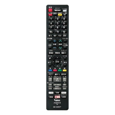 【中古】（新古品・未使用品） シャープ[SHARP]　オプション・消耗品　【0046380273】　ブルーレイディスクレコーダー用　リモコン（BD-NT3000/NT2000/NT1000/NW2000/NW1000/NW500/NS500） 9,049円