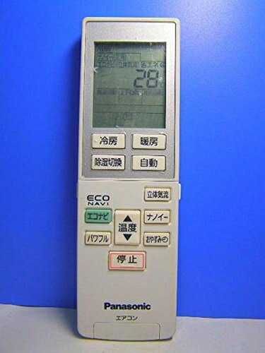 【中古】（新古品・未使用品） パナソニック エアコンリモコン A75C3789