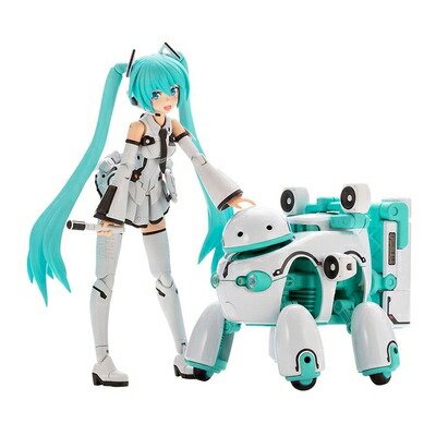 【中古】（新古品・未使用品） 壽屋(KOTOBUKIYA) フレームミュージック・ガール 初音ミク [マルットイズVer.] with TAMOTU [ミクVer.] 全高約150mm ノンスケール プラモデル 成型色 FG145