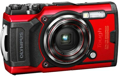 【中古】（新古品・未使用品） OM SYSTEM/オリンパス OLYMPUS デジタルカメラ Tough TG-6 レッド 1200万画素CMOS F2.0 15m 防水 100kgf耐荷重 GPS 内蔵Wi-Fi TG-6RED｜Haute Produit