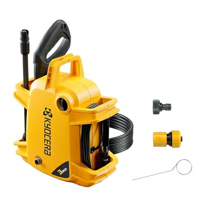 【中古】（新古品・未使用品） 京セラ(Kyocera) 旧リョービ 高圧洗浄機 AJP-1210【水の力を調整して、丁寧に洗車から強力に外壁清掃まで】 最大許容圧力8Mpa 軽量・コンパクト収納 節水 667150A