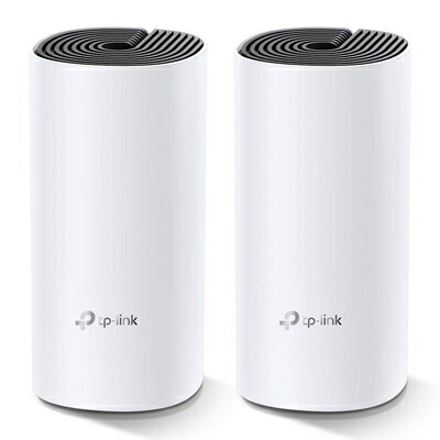 【中古】（新古品・未使用品） TP-Link メッシュ Wi-Fi システム 無線LAN AC1200 867 + 300 Mbps デュアルバンド 中継器 Deco M4 2ユニット ホワイト