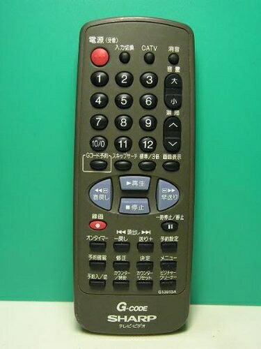 【中古】(新古品・未使用品) シャープ ビデオリモコン G1391SA|Haute Produit