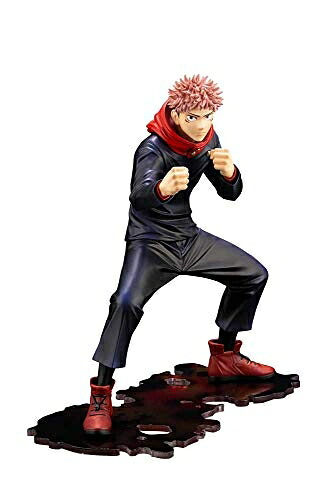 【中古】（新古品・未使用品） ARTFX J 呪術廻戦 虎杖悠仁 1/8スケール PVC製 塗装済み完成品フィギュア PP928