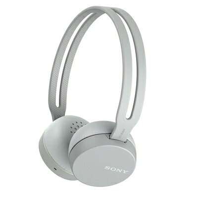 【中古】（新古品・未使用品） ソニー ワイヤレスヘッドホン WH-CH400 : Bluetooth対応 最大20時間連続再生 マイク付き 2018年モデル グレー WH-CH400 H