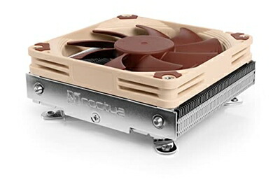 【中古】（新古品・未当て嵌める品） Noctua NH-L9i, Intel LGA1200/LGA115x相応う 割り増し金 ロープロファイル 中央処理装置空調設備 (赤銅色)