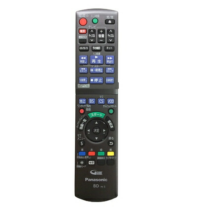 【中古】（新古品・未使用品） Panasonic ブルーレイディスクレコーダー用リモコン N2QAYB001217