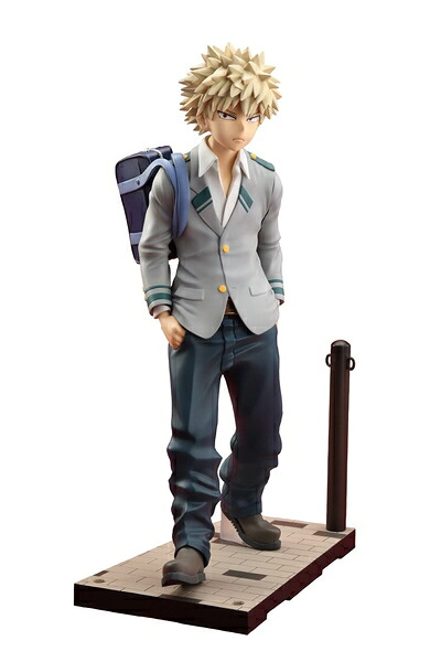 【中古】（新古品・未使用品） ベルファイン コネコレ 僕のヒーローアカデミア 爆豪 勝己 制服Ver. 1/8スケール PVC製 塗装済み 完成品 フィギュア BF24295