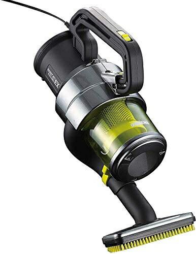 【中古】（新古品・未使用品） ツインバード 掃除機 ハンディークリーナー サイクロン メタリックグレー HC-E251GY グリーン