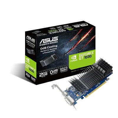 【中古】（新古品・未使用品） ASUSTek NVIDIA GT1030搭載ビデオカード GT1030-SL-2G-BRK