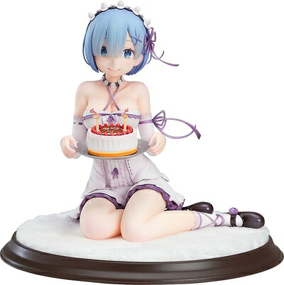 【中古】(新古品・未使用品) Re:ゼロから始める異世界生活 レム・バースデーケーキVer. 1/7スケール ABS&PVC製 塗装済み完成品|Haute Produit