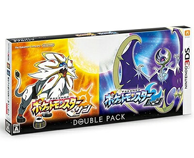 【中古】（新古品・未使用品） ポケットモンスター サン・ムーン ダブルパック- 3DS