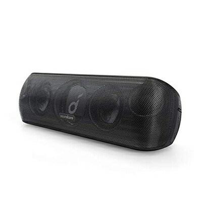 【中古】（新古品・未当て嵌める品） Anker Soundcore Motion+ Bluetooth 金棒引き 雨合羽 重低音部 apt-X 30W最終生産物 12第四次元年代順の連続生まれ変わり IPX7 パッシブラジエーター iPhone \u0026 Android 相応う 黒いこと