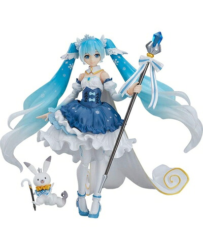 【中古】（新古品・未使用品） figma 雪ミク Snow Princess ver.(ワンダーフェスティバル2019[冬]、GOOD SMILE ONLINE SHOP、さっぽろ雪まつり等限定)｜Haute Produit