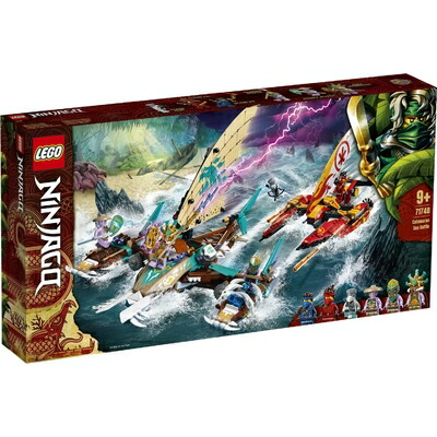 【中古】（新古品・未当て嵌める品） レゴ(LEGO) ニンジャゴー ニンジャ 海上の決戦! 71748