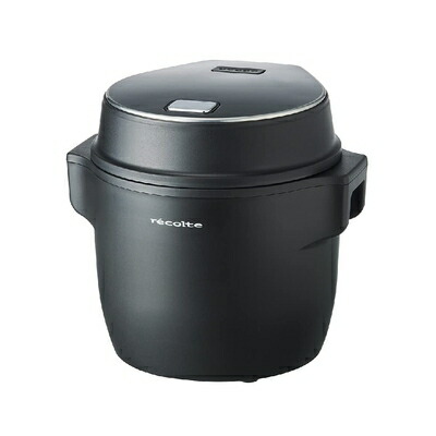 【中古】（新古品・未使用品） レコルト コンパクト ライスクッカー RCR-1 Compact Rice Cooker ブラック
