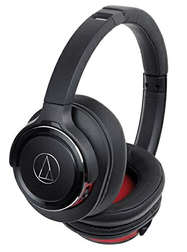 【中古】(新古品・未使用品) オーディオテクニカ ATH-WS660BT BRD ヘッドホン bluetooth ワイヤレスヘッドホン 重低音 SOLID BASS 最大40時間再生 ブラックレッド ATH-WS660BT BRD|Haute Produit