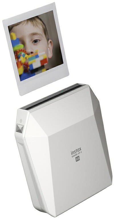 【中古】（新古品・未使用品） 富士フイルム(FUJIFILM) スマートフォン用プリンター &ldquo;スマホdeチェキ" instax SHARE SP-3 ホワイト｜Haute Produit