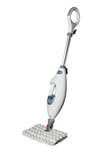 【中古】（新古品・未当て嵌める品） Shark シャーク 2-IN-1 プロスチームモップ S3974J 白いこと×青色