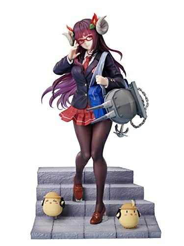 【中古】（新古品・未使用品） フリュー アズールレーン 駿河 文化系なんだからっver. 1/7スケール PVC製 塗装済み 完成品 フィギュア AMU-FNX874