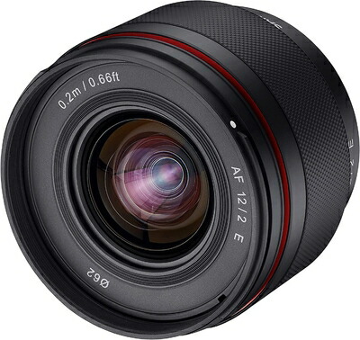 【中古】（新古品・未当て嵌める品） SAMYANG 超広角単興味の中心水晶体 AF 12粍 F2 E ソニー Eマウント APS-C初期化専用 軽さ213g 887490