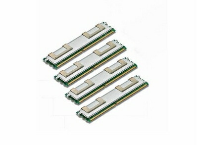 【中古】（新古品・未使用品） IBM サーバー対応16GBパワーセット(4GB×4)667MHZ PC2-5300 240-PIN DIMM CL5 FULLY BUFFERED ECC DDR2 SDRAM BladeCenter HS21、System X3400、System X3500、System X3550などへ 【バルク品】