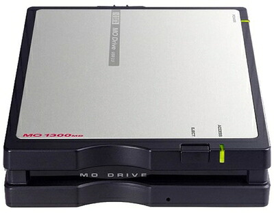 【中古】（新古品・未使用品） I-O DATA MOC2-U1.3R USB2.0/1.1対応 コンパクトMOドライブ