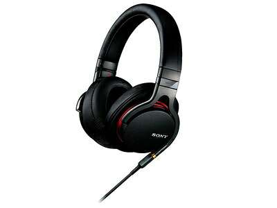【中古】（新古品・未使用品） ソニー SONY ヘッドホン MDR-1A : ハイレゾ対応 密閉型 折りたたみ式 ケーブル着脱式/バランス接続対応 リモコン・マイク付き ブラック MDR-1A B
