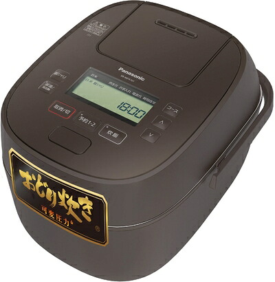 【中古】（新古品・未使用品） パナソニック 炊飯器 5.5合 可変圧力おどり炊き 全面発熱5段IH式 ブラウン SR-MPA101-T｜Haute Produit