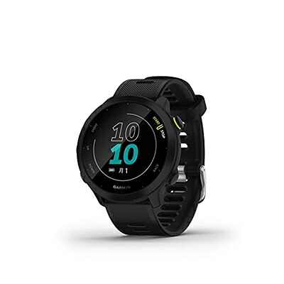 【中古】（新古品・未使用品） ガーミン(GARMIN) ランニングウォッチ 時計 GPS ライフログ ForeAthlete 55 Black 心拍 歩数 防水 軽量【日本正規品】 小｜Haute Produit