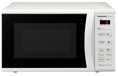 【中古】（新古品・未使用品） パナソニック 単機能電子レンジ 22L ターンテーブル ワンタッチ自動あたため ヘルツフリー ホワイト NE-E22A2-W