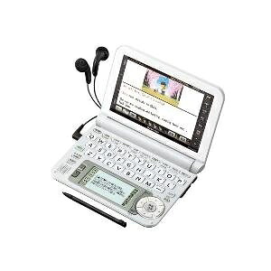 【中古】（新古品・未使用品） シャープ 電子辞書 Brain (ブレーン) PW-G4000 ホワイト PW-G4000-W 中学生 110コンテンツ 100動画 カラ-液晶 Wタッチ画面 Power Body 5.6型タッチパネル