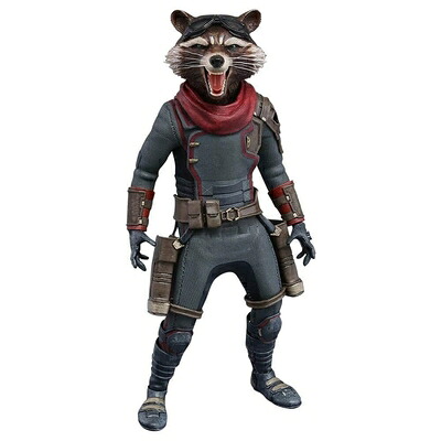 【中古】（新古品・未使用品） 【ムービー・マスターピース】『アベンジャーズ／エンドゲーム』１／６スケールフィギュア ロケット