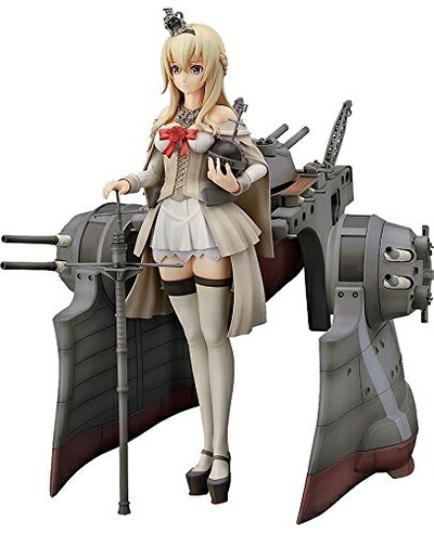 【中古】（新古品・未使用品） 艦隊これくしょん -艦これ- ウォースパイト 1/8 完成品フィギュア(GOOD SMILE ONLINE SHOP限定)