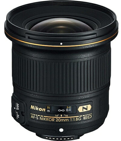 【中古】（新古品・未使用品） Nikon 単焦点レンズ AF-S NIKKOR 20mm f/1.8G ED AFS20 1.8G｜Haute Produit