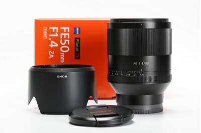 【中古】（新古品・未当て嵌める品） SONY(ソニー) 標準尺度単興味の中心水晶体 フルサイズ Planar T* FE 50粍 F1.4 ZA ツァイスレンズ デジタル一眼写真機α[Eマウント]用 完全無欠水晶体 SEL50F14Z