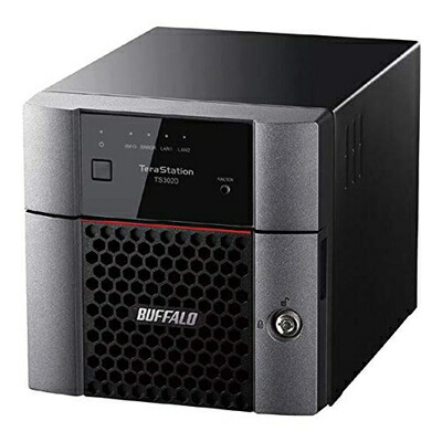 【中古】（新古品・未当て嵌める品） 緩衝装置置き目 TS3220DN0202 TeraStation TS3220DN続きもの 2ベイ事務机とっ始めNAS 2結核症