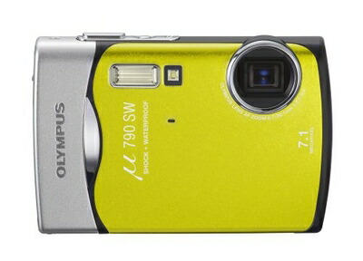 【中古】（新古品・未当て嵌める品） OLYMPUS 雨合羽デジタル写真機 μ790SW (ミュー) 岩礁緑であること μ790SWGRN