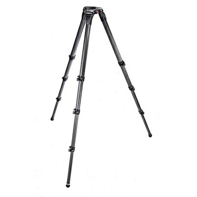 【中古】（新古品・未当て嵌める品） MPRO炭素衣料繊維 4段映像媒体三脚