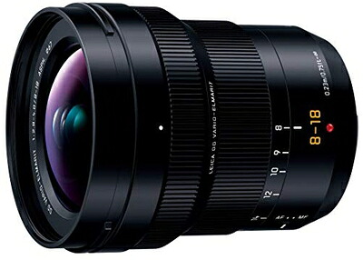 【中古】（新古品・未使用品） パナソニック(Panasonic) 超広角ズームレンズ マイクロフォーサーズ用 ライカ DG VARIO-ELMARIT 8-18mm F2.8-4.0 H-E08018｜Haute Produit