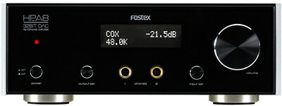 【中古】（新古品・未使用品） FOSTEX ヘッドホンアンプ 32bit D/A変換器内蔵 ハイレゾ対応 HP-A8