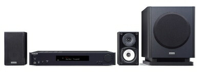【中古】（新古品・未当てはめる品） ONKYO 第八芸術包み 2.1ch/ハイレゾ音源相応う/4K相応う/AirPlay相応う 黒いこと BASE-V60(B) 【国内定まり品】