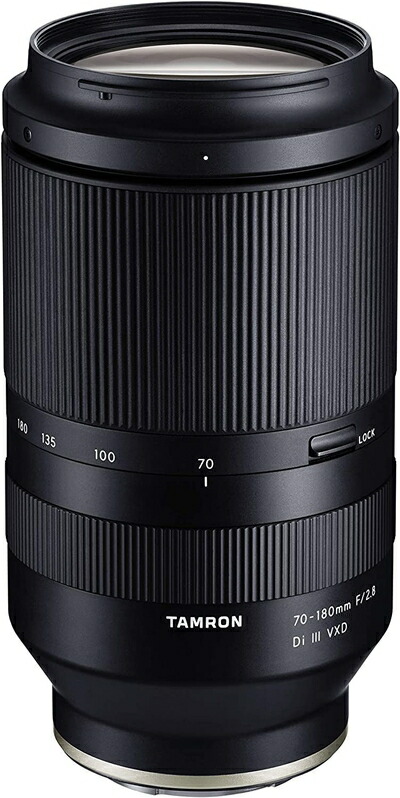 【中古】（新古品・未使用品） タムロン 70-180mm F/2.8 Di III VXD（Model：A056）※FEマウント用レンズ（フルサイズミラーレス対応） TA70-180DI3ソニ-A056