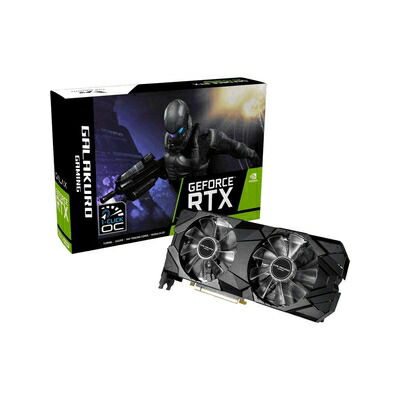 【中古】（新古品・未当て嵌める品） 老練家目標にする NVIDIA GeForce RTX 2070 SUPER 積み上げる グラフィックゲーム盤 8GB デュアル気違い GALAKURO GAMING続きもの GG-RTX2070SP-E8GB/DF