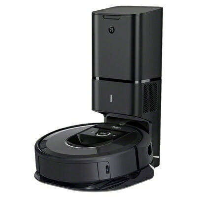 【中古】（新古品・未当て嵌める品） ルンバi7+ アイロボット (iRobot) 人造人間洗い濯ぎ機 Works with Alexa 引っ敷き 畳 濃灰色 i755060